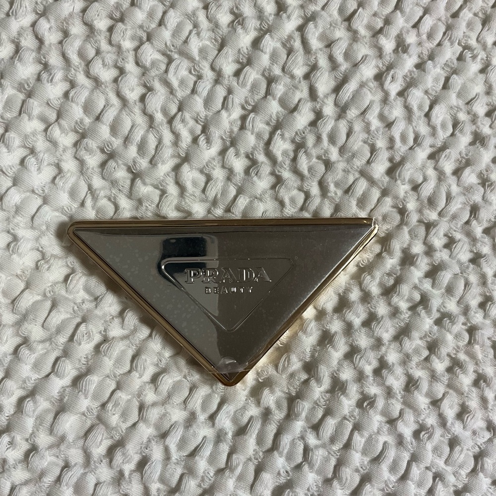 PRADA Beauty Cosmetic Mirror With Pouch